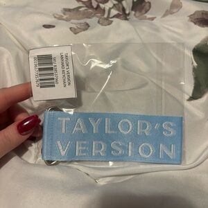 Taylor’s version lanyard keychain